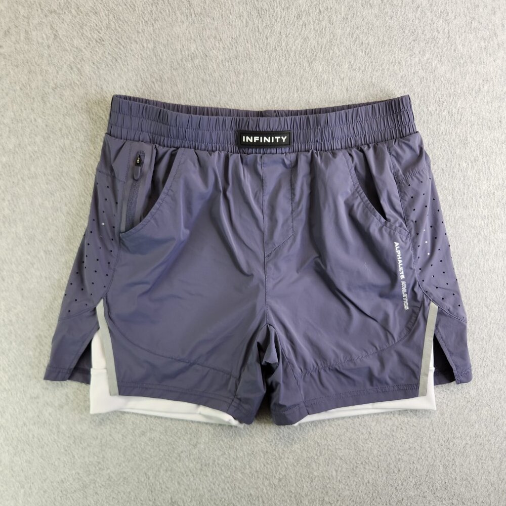 Alphalete Infinity Shorts - Dark Gray